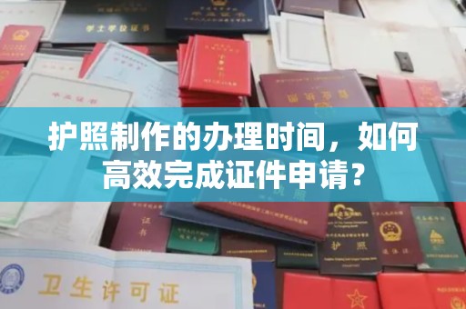 昭平护照制作的办理时间，如何高效完成证件申请？